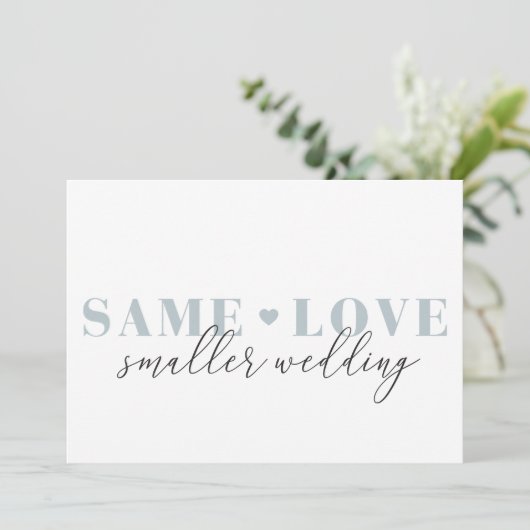 ラブリー結婚ハートの小型化に関する発表 セーブザデート (スタンド正面)