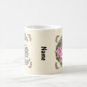 ラブリー結婚バラズのカスタム誓い コーヒーマグカップ (中央)