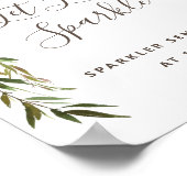 ラブリー結婚フローララブスパークルサイン ポスター (角)