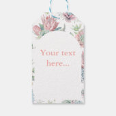 ラブリー花模様サンキューユーラベル ギフトタグ (裏面)