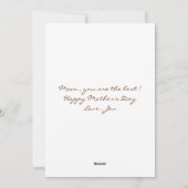 ラブリー赤面ウォーターカラーヒマワリ母の日 シーズンカード (裏面)