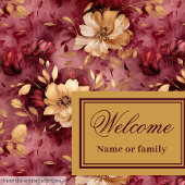 ラブリー赤面ブルゴーニュカスタム金ゴールド布ナプキンセット