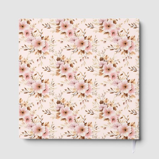 ラブリー赤面金ゴールドボホ結婚ズゲストブックキープサケ ゲストブック (裏面)