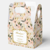 ラブリー赤面金ゴールドボホ結婚式の引き出物ボックスキープサークス フェイバーボックス (オープン)