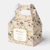 ラブリー赤面金ゴールドボホ結婚式の引き出物ボックスキープサークス フェイバーボックス (正面サイド)