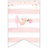 ラブリー踊りバレリーナスベビーシャワー バンティングフラッグ (第1の旗)