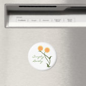 ラブリー開花マグネット、オレンジ マグネット (インサイチュ (食洗機))
