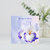 ラブリー アイリス ウェディング 招待状 (スタンド正面)