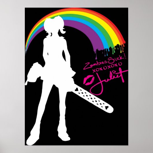ラブリー・ゾンビ・チェーンソー ポスター (正面)