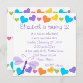 ラブリー・ドラゴン・フライ 招待状 (正面/裏面)