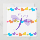 ラブリー・ドラゴン・フライ 招待状 (裏面)