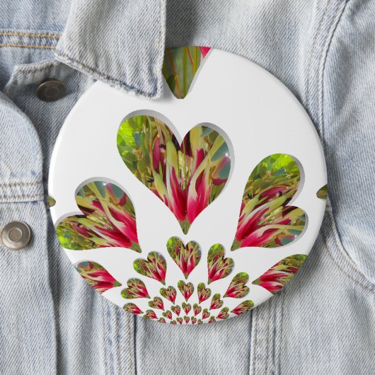 ラブリー・ハーツ・ヒューマニタリアン・デイ 世界は愛を必要としている 缶バッジ (インサイチュ)