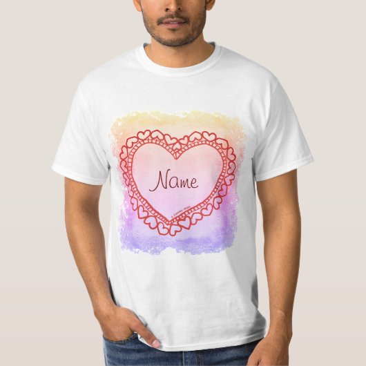 ラブリー ハート Tシャツ (正面)