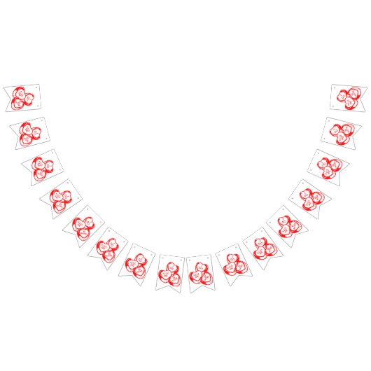 ラブリー バレンタインデー バunting バナー 私のものにキスして (全)