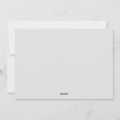 ラブリー フロスト ハッピー ニュー イヤー フォト カード (裏面)