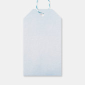 ラブリー ブルー スターリー サンクス ギフトタグ (裏面)