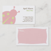 ラブリー·ラディバグ·ママ·カード コーリングカード (正面/裏面)