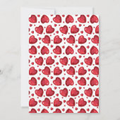 ラブリー・ラブ・ピル・バレンタインデーカード - 編集可能 招待状 (裏面)