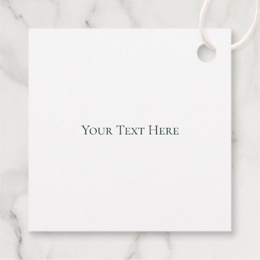 ラブリー レモン ウォーターカラー ブライダル シャワー パーソナライズド フェイバータグ (裏面)