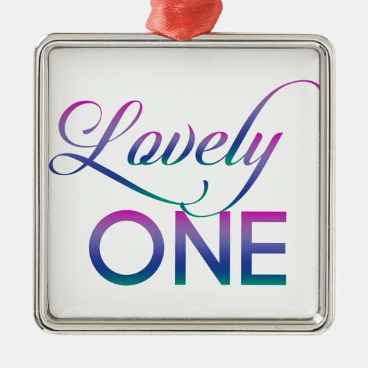 ラブリー ワン メタルオーナメント (正面)
