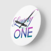 ラブリー・ワン ラウンド壁時計 (傾斜)