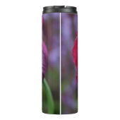 ラブリーPInk&パープルポピー花 タンブラー (裏面)