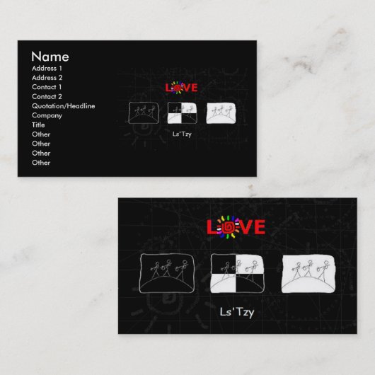 ラブルトジー惑星 名刺 (正面/裏面)