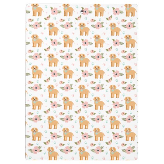 ラブルハッピーペットファミリーペットケア&グルーミングティール(緑がかった色) クリップボード (裏面)