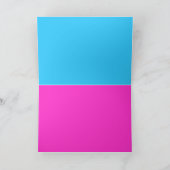 ラブレインボーアーポップ・アートのトグリーティングカード シーズンカード (内部)