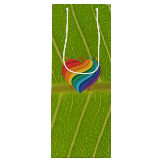 ラブレインボー ワインギフトバッグ (正面)