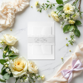 ラブレエレガントースファンシーブライダルシャワー招待 招待状ベリーバンド