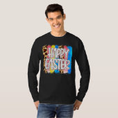 ラブレオパードハッピーイースターバニー耳 Tシャツ (正面フル)