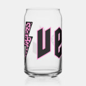 ラブレオパードプリント稲妻 ガラス缶 (裏面)