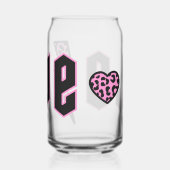 ラブレオパードプリント稲妻 ガラス缶 (右)