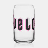 ラブレオパードプリント稲妻V2 ガラス缶 (右)