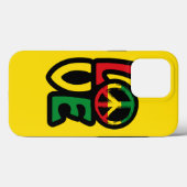 ラブレゲエ音楽ピースシンボル、レゲエ Case-Mate iPhoneケース (裏面 (横))