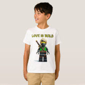 ラブレゴ忍者ビルダーラブ Tシャツ (正面フル)