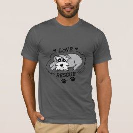 ラブレスキュー Dark Triblend Tシャツ (男性用)