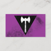 ラブレズビアン国旗 名刺 (裏面)