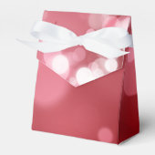 ラブレタリング赤いハート フェイバーボックス (正面サイド)