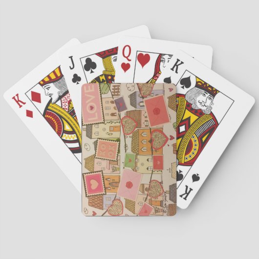 ラブレターのトランプ トランプ (裏面)