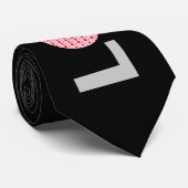 ラブレターキャラクターミニレッドピンクハートネックタイ ネクタイ (ロール)