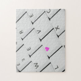 ラブレターコンピューターキーボード ジグソーパズル