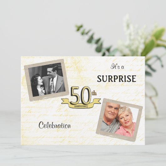 ラブレターズゴールデンアンバージャーパーティの招待状 招待状 (スタンド正面)