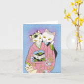 ラブレターノートカード カード (黄色い花)