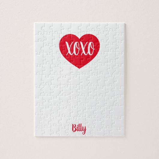 ラブレターハートバレンタイン ジグソーパズル (縦)