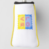 ラブレター付きウクライナ印 ゴルフヘッドカバー (回転90)