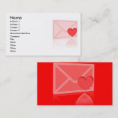 ラブレター名刺 名刺 (正面/裏面)