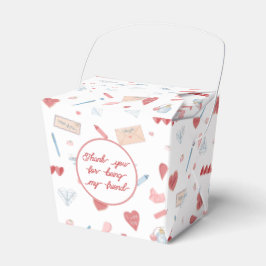 ラブレター愛ノートValentinesパーティー治療 フェイバーボックス