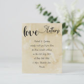 ラブレター手書きヴィンテージ結婚テーマ (スタンド正面)